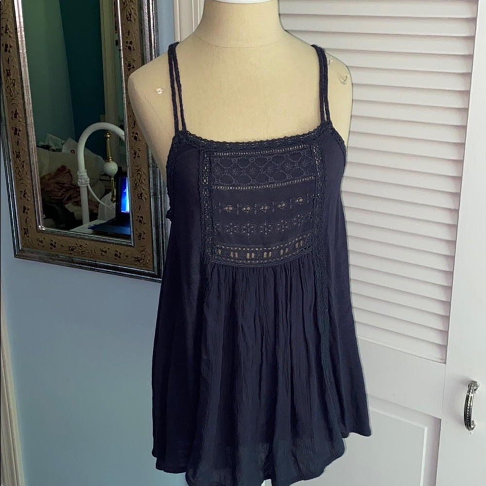 Navy Blue Tank Top